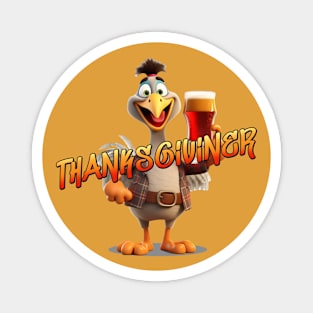 ThanksGiviner Turkey Magnet